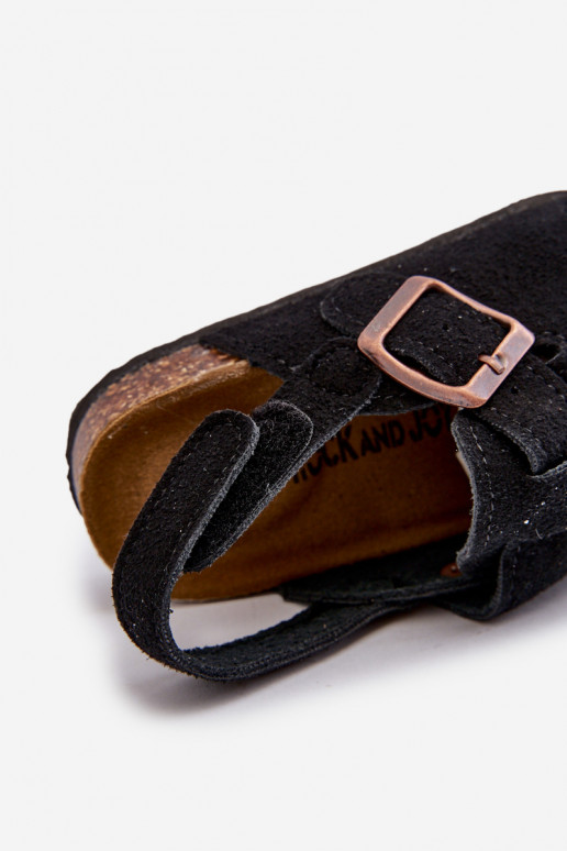 Čības Bērnu apavi  melnas krāsas Vulagia Čības Bērnu apavi  melnas krāsas Vulagia