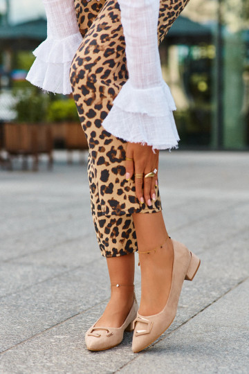 Kurpes  ar ornamentiem owe S.Barski KV27-034 smilšu krāsas 2