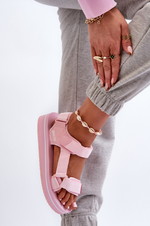 Sieviešu basenes ar platformu Big Star NN274A533 Rozā krāsas