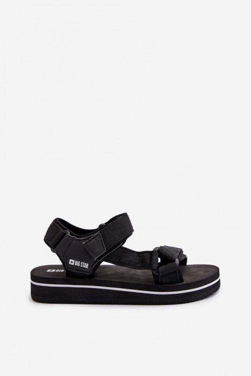 Sieviešu basenes ar platformu Big Star NN274A532 melnas krāsas