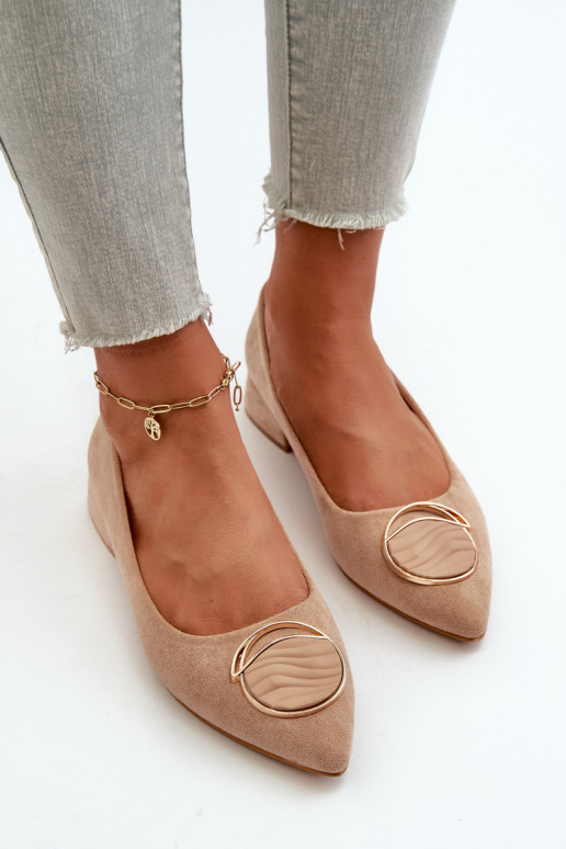 Kurpes zems papēdis Z no eko zamšādasu S.Barski KV27-037 smilšu krāsas Kurpes zems papēdis Z no eko zamšādasu S.Barski KV27-037 smilšu krāsas