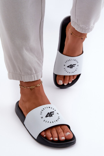 Sieviešu Čības 4FMM00FFLIF044A-10S Baltas-melnas krāsas