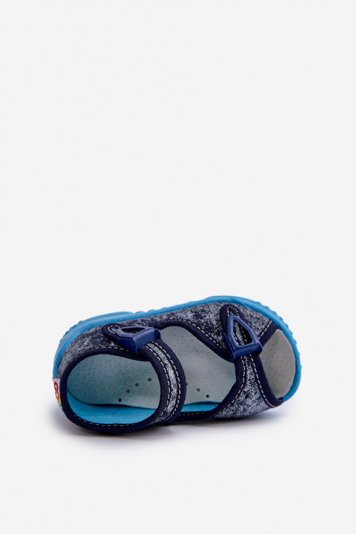 Čības sandales Bērnu apavi NEL 310-19 GOKIDS pelēkas krāsas Čības sandales Bērnu apavi NEL 310-19 GOKIDS pelēkas krāsas