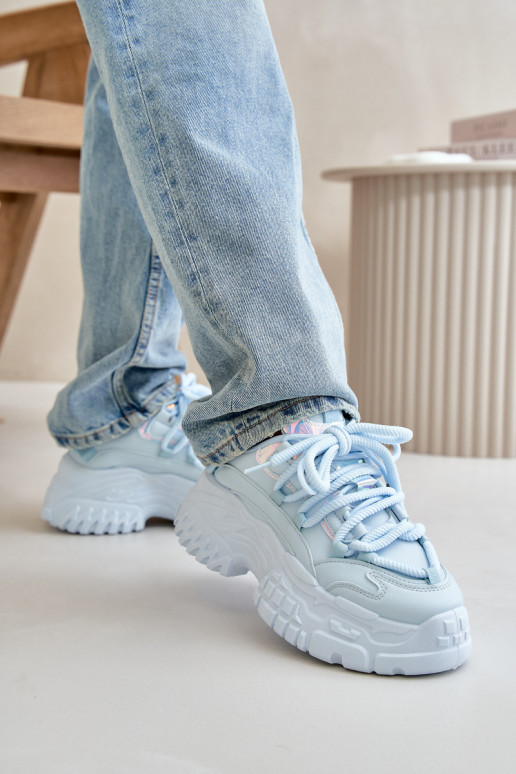 Sneakers modeļa apavi Sieviešu Uz masīvas zoles Zilas krāsas Nevela Sneakers modeļa apavi Sieviešu Uz masīvas zoles Zilas krāsas Nevela