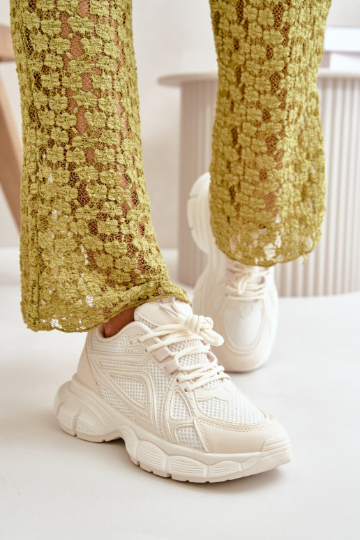 sporta apavi Sneakers modeļa apavi Sieviešu smilšu krāsas Timoci