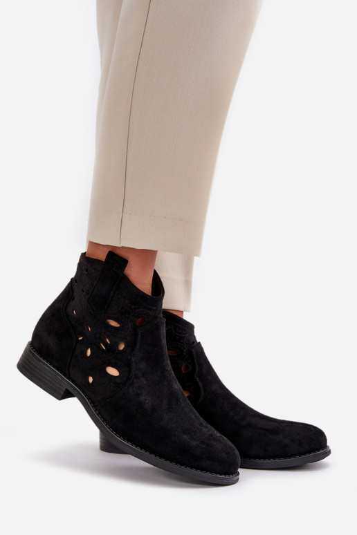 Sieviešu puszābaki Ažūrs Uz pili melnas krāsas S.Barski HY42-081