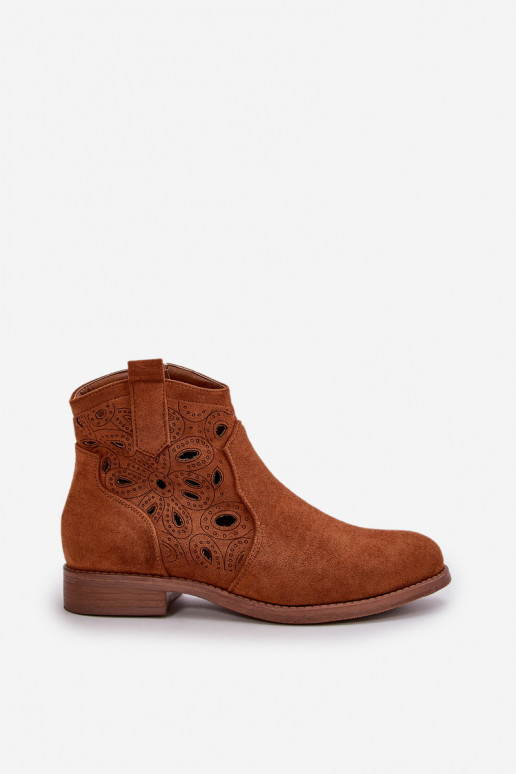 Sieviešu puszābaki Ažūrs Uz pili brūnas krāsas S.Barski HY42-081