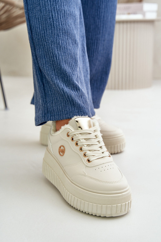 Sneakers modeļa apavi sporta apavi Sieviešu siltināti Uz masīvas zoles smilšu krāsas Ardiela Sneakers modeļa apavi sporta apavi Sieviešu siltināti Uz masīvas zoles smilšu krāsas Ardiela