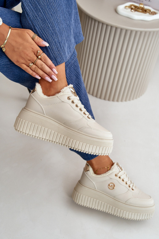 Sneakers modeļa apavi sporta apavi Sieviešu siltināti Uz masīvas zoles smilšu krāsas Ardiela Sneakers modeļa apavi sporta apavi Sieviešu siltināti Uz masīvas zoles smilšu krāsas Ardiela