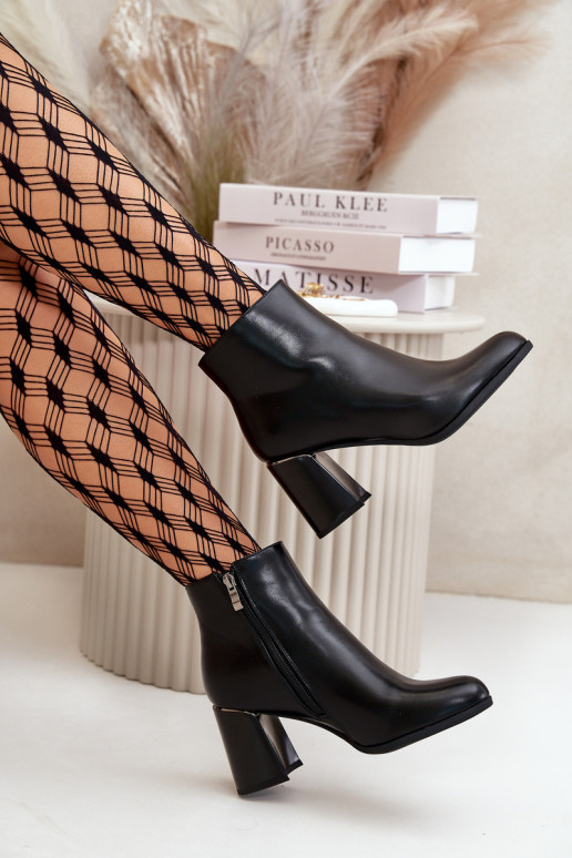 Gluda Sieviešu puszābaki Z Eko zamšādau siltināti melnas krāsas Milisea