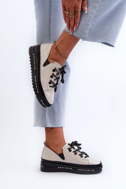 Šņorējami apavi   ar platformu... Šņorējami apavi   ar platformu...