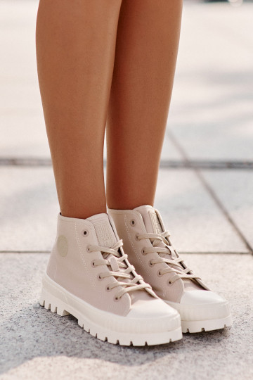 sieviešu puszābaki ar stulmu Par Kubu Big Star OO274006 smilšu krāsas