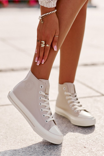 sieviešu puszābaki siltināti no eko ādas Rozā krāsas Big Star OO274933 2