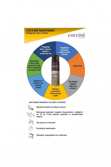 Coccine Ravvivant Spray Reģenerējošs līdzeklis zamšādai un nubukam 2