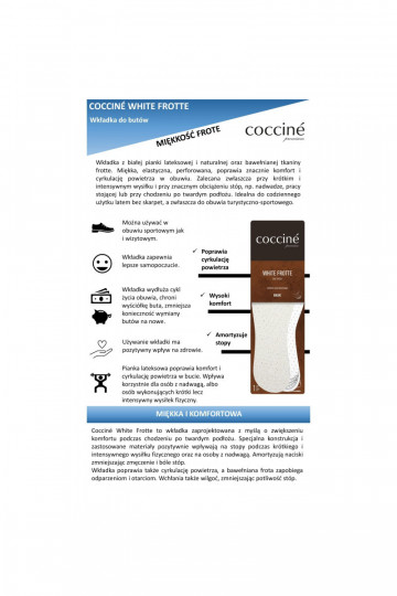 Zolītes Coccine INhite Frotte kokvilnas frotē audums uz lateksa putām 34-41 2