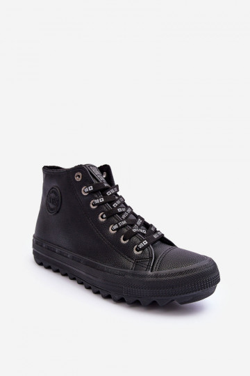 sieviešu puszābaki Big Star Augsts siltināti melnas krāsas EE274110 2