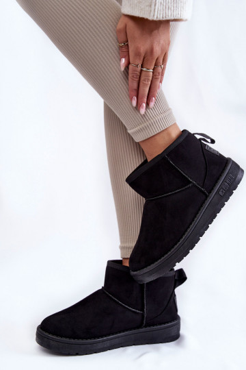 siltināti sniega apavi Big Star KK274288 melnas krāsas