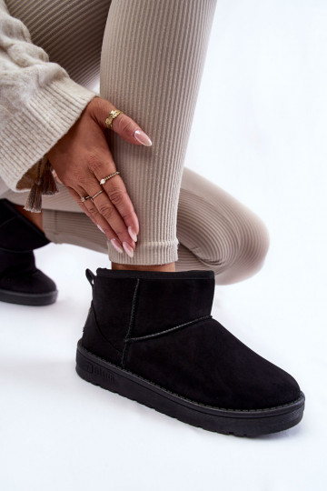 siltināti sniega apavi Big Star KK274288 melnas krāsas 2