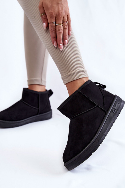 siltināti sniega apavi Big Star KK274288 melnas krāsas