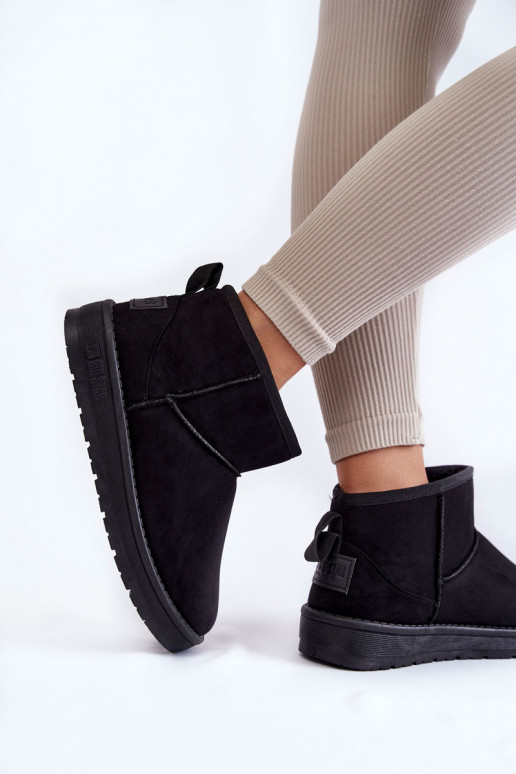 siltināti sniega apavi Big Star KK274288 melnas krāsas