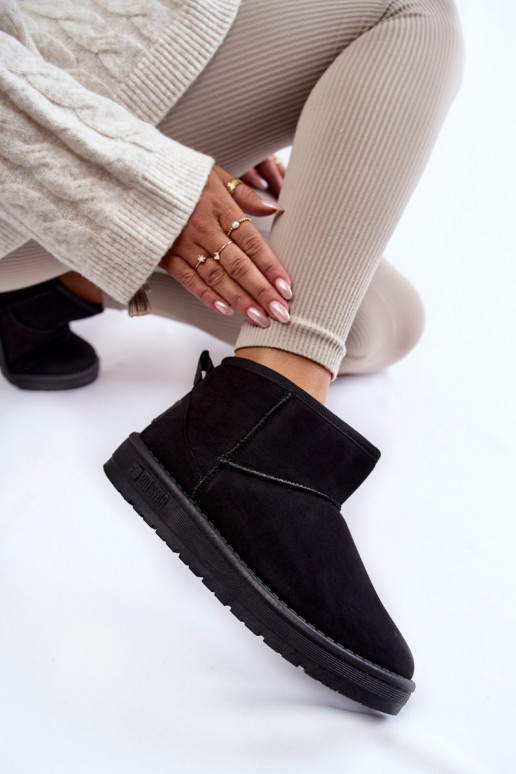 siltināti sniega apavi Big Star KK274288 melnas krāsas