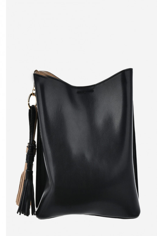 Soma no eko ādas Big Star OO574139 Melnas krāsas