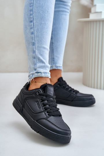 Sneakers modeļa apavi Sieviešu Big Star OO274A551 Hi-Poly System melnas krāsas 2