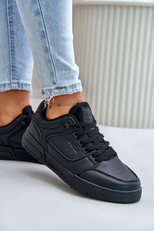 Sneakers modeļa apavi Sieviešu Big Star OO274A551 Hi-Poly System melnas krāsas