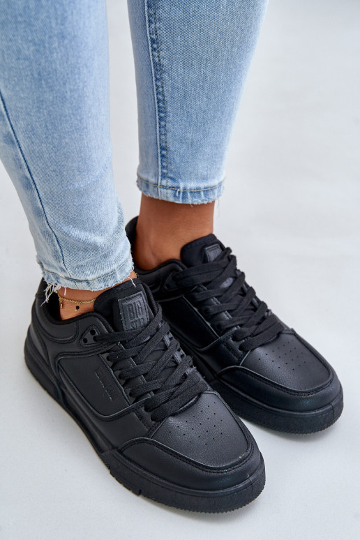 Sneakers modeļa apavi Sieviešu Big Star OO274A551 Hi-Poly System melnas krāsas