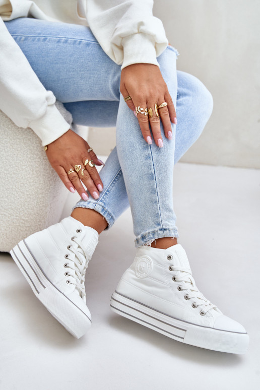 siltināti sieviešu puszābaki ar platformu OO274A473 baltas krāsas siltināti sieviešu puszābaki ar platformu OO274A473 baltas krāsas