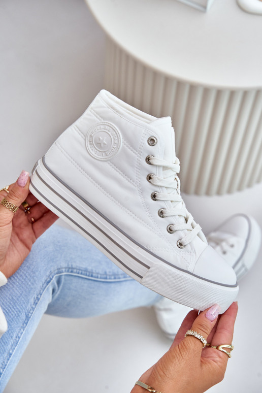 siltināti sieviešu puszābaki ar platformu OO274A473 baltas krāsas siltināti sieviešu puszābaki ar platformu OO274A473 baltas krāsas