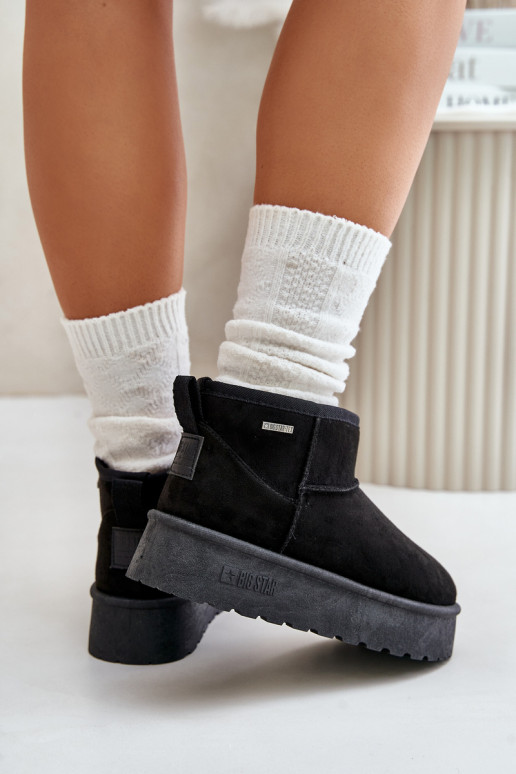 Sniega zābaki ar platformu Big Star OO274A099 melnā krāsā