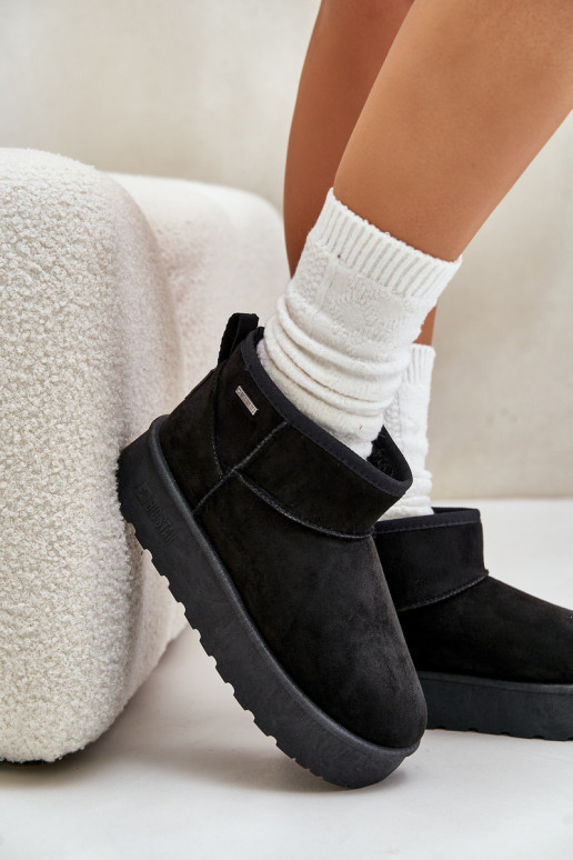 Sniega zābaki ar platformu Big Star OO274A099 melnā krāsā