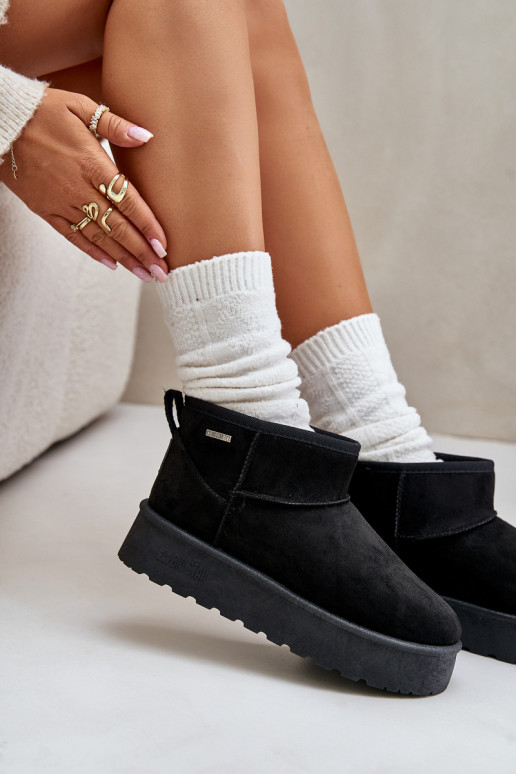 Sniega zābaki ar platformu Big Star OO274A099 melnā krāsā