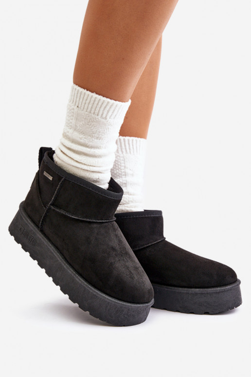 Sniega zābaki ar platformu Big Star OO274A099 melnā krāsā