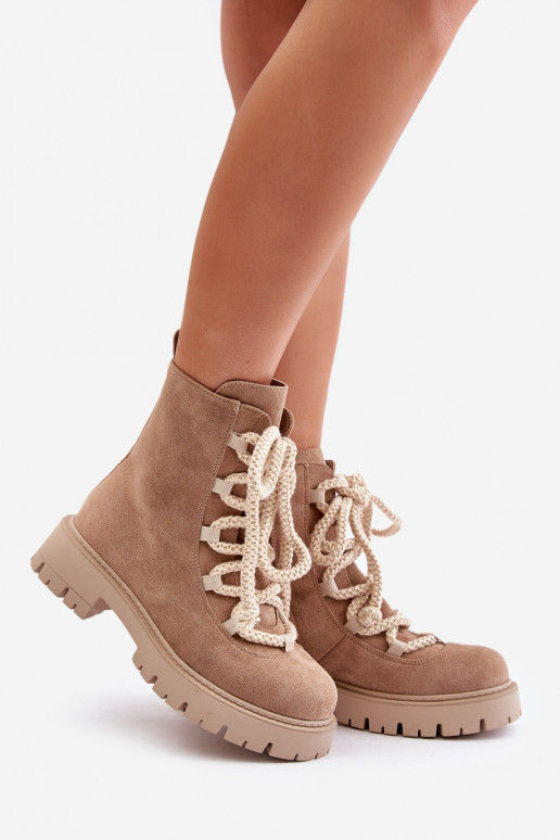 siltināti Sieviešu puszābaki Z Eko zamšādau Uz pili smilšu krāsas Caellita siltināti Sieviešu puszābaki Z Eko zamšādau Uz pili smilšu krāsas Caellita