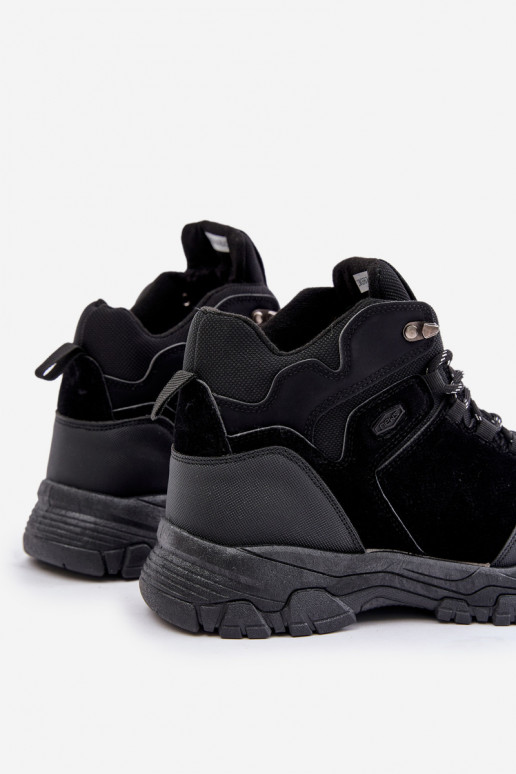 Siltināti pārgājienu zābaki vīriešiem šņorējami melnas krāsas Zerista Siltināti pārgājienu zābaki vīriešiem šņorējami melnas krāsas Zerista