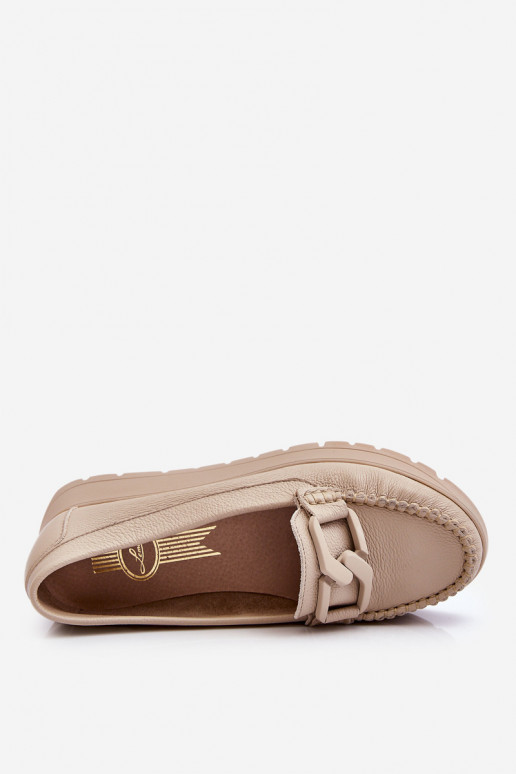 Bēšas krāsas Zazoo platformas lauferi...