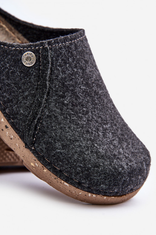 vīriešiem apavi mājas Čības Čības Inblu MT000011 pelēkas krāsas vīriešiem apavi mājas Čības Čības Inblu MT000011 pelēkas krāsas