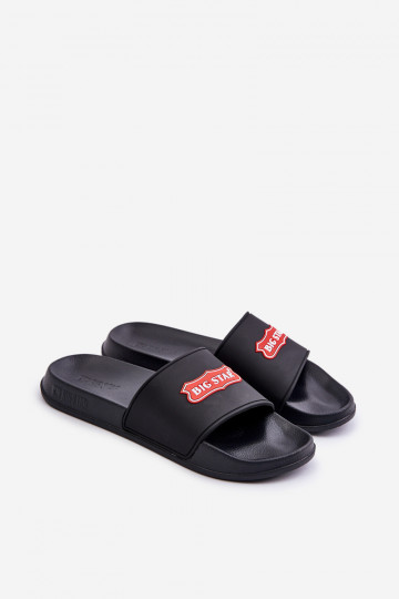 Čības vīriešiem Z Logo Big Star OO174028 melnas krāsas