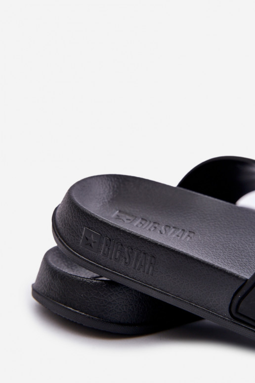 Čības vīriešiem Z Logo Big Star OO174028 melnas krāsas Čības vīriešiem Z Logo Big Star OO174028 melnas krāsas