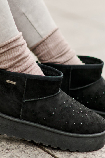 sniega apavi Ar Dekorāciju ar platformu Big Star OO274A105 melnas krāsas 2