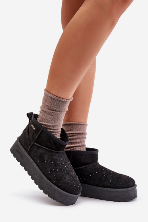 sniega apavi Ar Dekorāciju ar platformu Big Star OO274A105 melnas krāsas