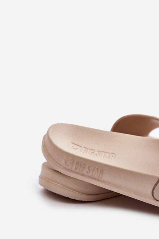 Sieviešu čības Big Star OO274035 bēšas krāsas