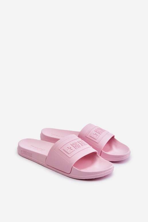 Sieviešu čības Big Star OO274036 rozā krāsā