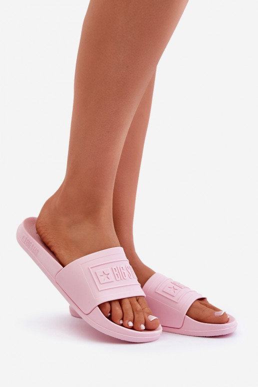 Sieviešu čības Big Star OO274036 rozā krāsā