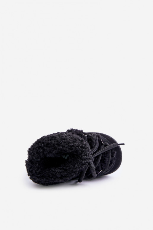 silti Sieviešu puszābaki sniega apavi Bērnu apavi šņorējami melnas krāsas Asija silti Sieviešu puszābaki sniega apavi Bērnu apavi šņorējami melnas krāsas Asija