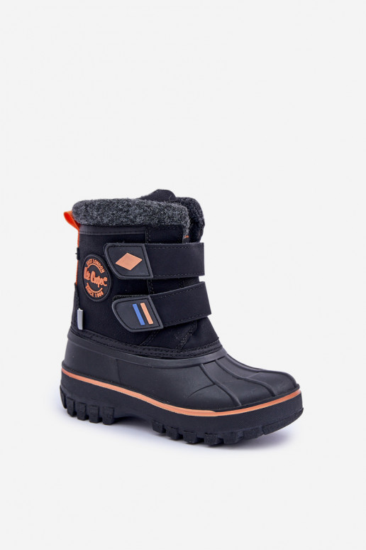 sniega apavi Bērnu apavi ar lipīgām aizdarēm Lee Cooper LCJ-24-44-2865K melnas krāsas sniega apavi Bērnu apavi ar lipīgām aizdarēm Lee Cooper LCJ-24-44-2865K melnas krāsas