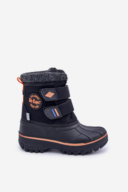 sniega apavi Bērnu apavi ar lipīgām aizdarēm Lee Cooper LCJ-24-44-2865K melnas krāsas sniega apavi Bērnu apavi ar lipīgām aizdarēm Lee Cooper LCJ-24-44-2865K melnas krāsas