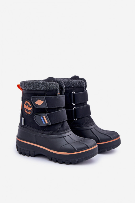 sniega apavi Bērnu apavi ar lipīgām aizdarēm Lee Cooper LCJ-24-44-2865K melnas krāsas sniega apavi Bērnu apavi ar lipīgām aizdarēm Lee Cooper LCJ-24-44-2865K melnas krāsas
